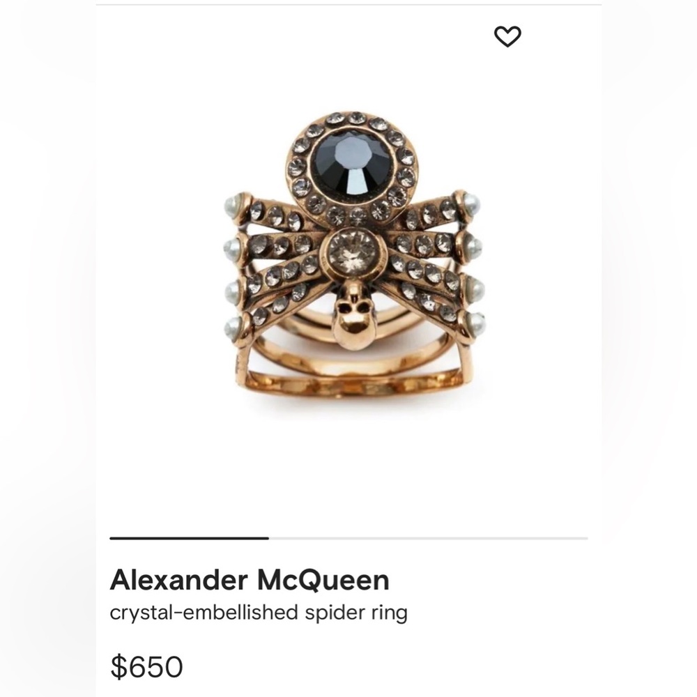 BNIB ALEXANDER MCQUEEN RING - Picture 13 of 13